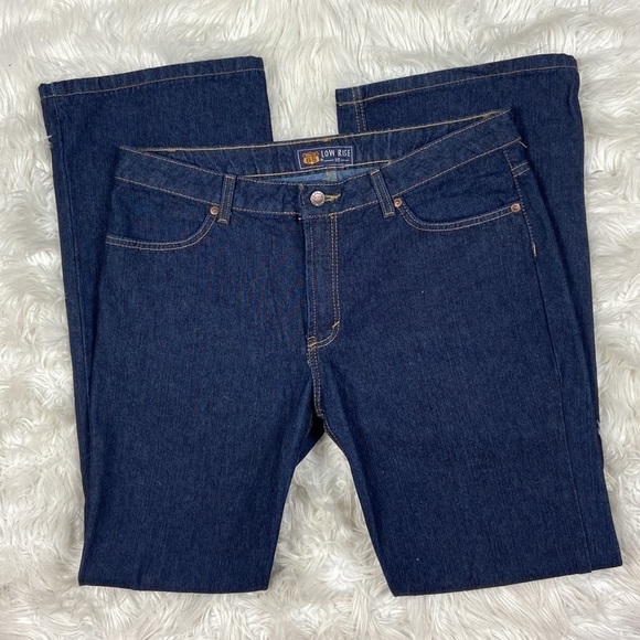 Route 66 Dark Wash Flare Denim Jeans - Picture 1 of 7